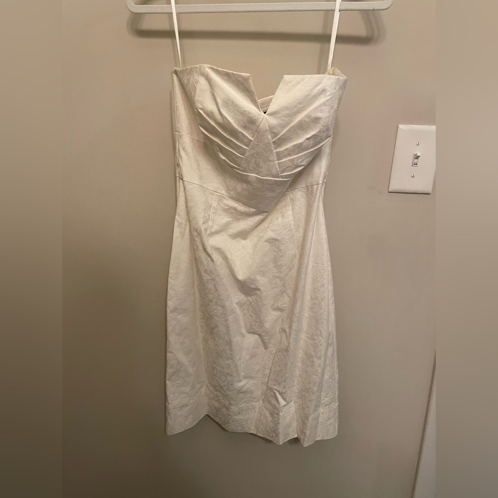 White House Black Market White Dress